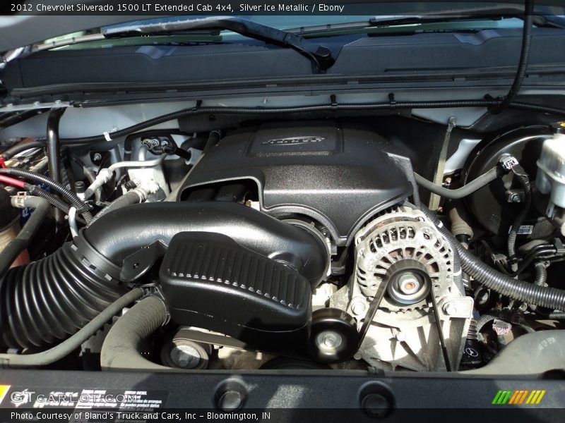 Silver Ice Metallic / Ebony 2012 Chevrolet Silverado 1500 LT Extended Cab 4x4