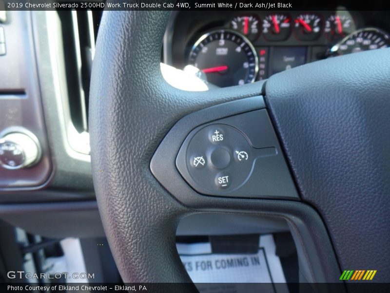 Summit White / Dark Ash/Jet Black 2019 Chevrolet Silverado 2500HD Work Truck Double Cab 4WD