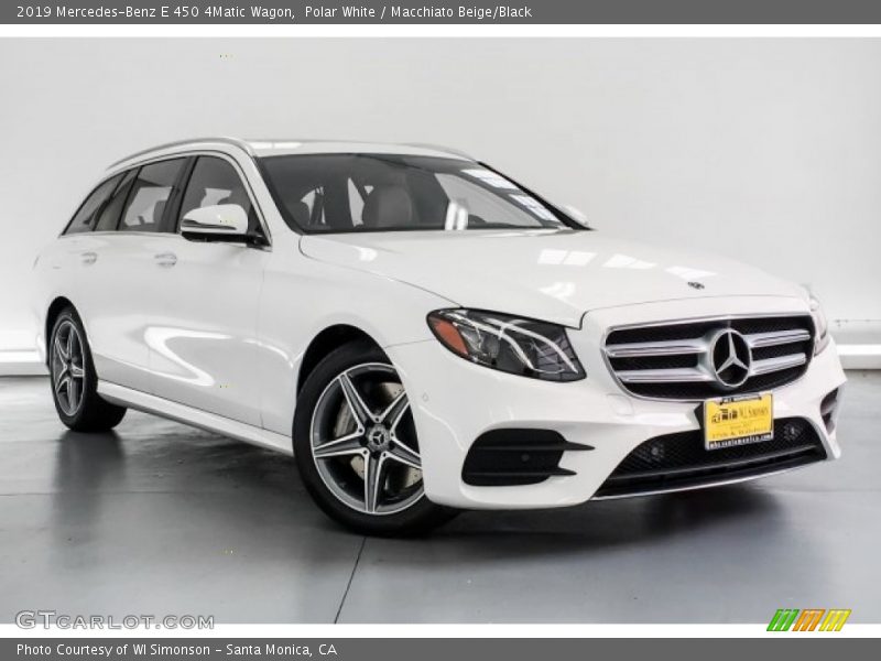 Polar White / Macchiato Beige/Black 2019 Mercedes-Benz E 450 4Matic Wagon