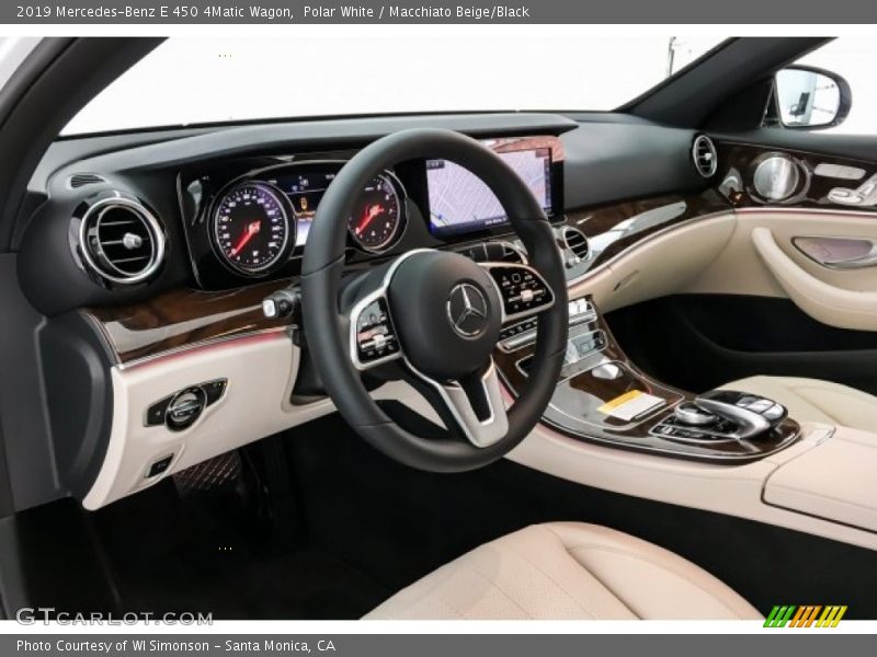 Polar White / Macchiato Beige/Black 2019 Mercedes-Benz E 450 4Matic Wagon