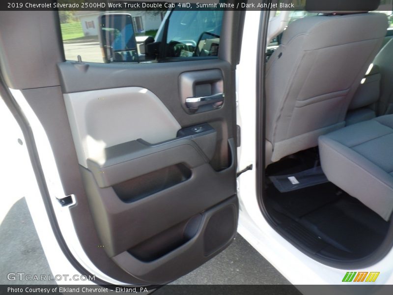 Summit White / Dark Ash/Jet Black 2019 Chevrolet Silverado 2500HD Work Truck Double Cab 4WD