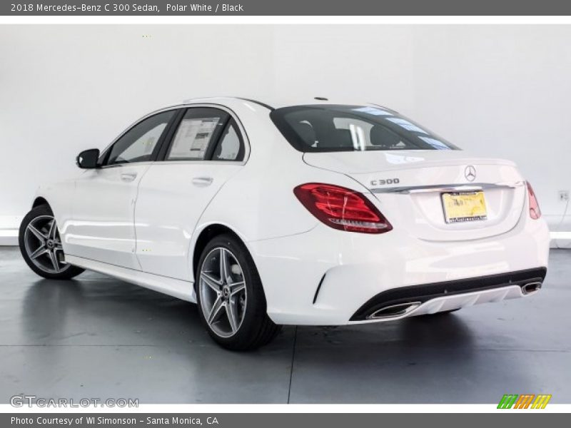 Polar White / Black 2018 Mercedes-Benz C 300 Sedan