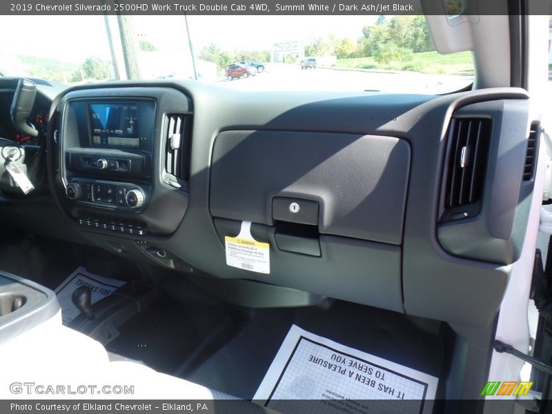 Summit White / Dark Ash/Jet Black 2019 Chevrolet Silverado 2500HD Work Truck Double Cab 4WD