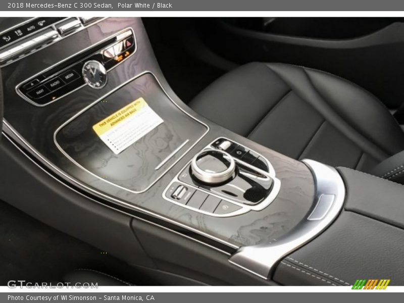 Polar White / Black 2018 Mercedes-Benz C 300 Sedan