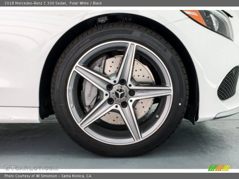 Polar White / Black 2018 Mercedes-Benz C 300 Sedan