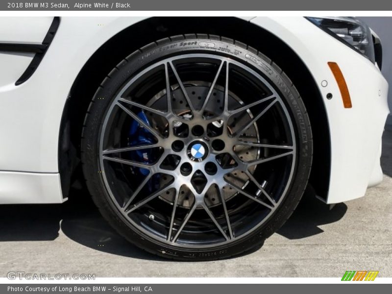 Alpine White / Black 2018 BMW M3 Sedan