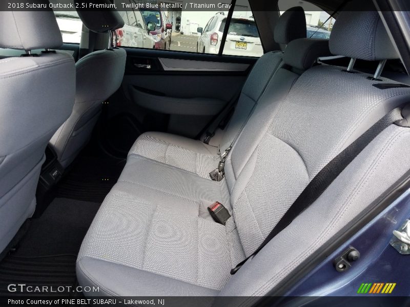 Twilight Blue Metallic / Titanium Gray 2018 Subaru Outback 2.5i Premium