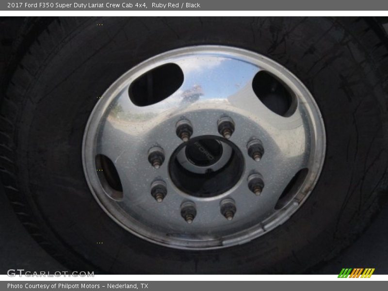 Ruby Red / Black 2017 Ford F350 Super Duty Lariat Crew Cab 4x4