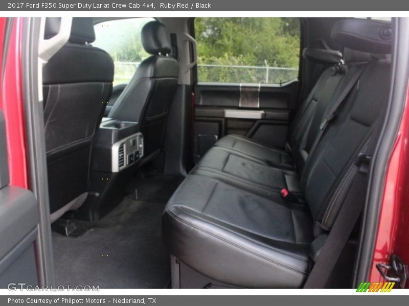 Ruby Red / Black 2017 Ford F350 Super Duty Lariat Crew Cab 4x4