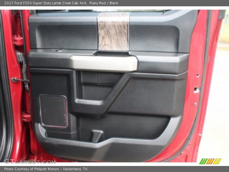 Ruby Red / Black 2017 Ford F350 Super Duty Lariat Crew Cab 4x4