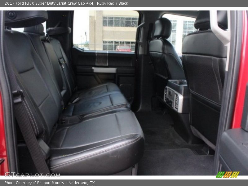 Ruby Red / Black 2017 Ford F350 Super Duty Lariat Crew Cab 4x4