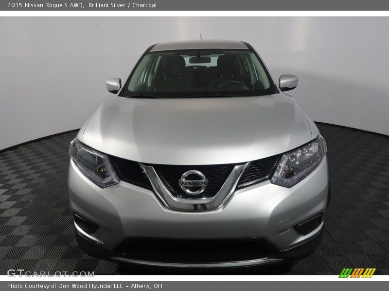 Brilliant Silver / Charcoal 2015 Nissan Rogue S AWD