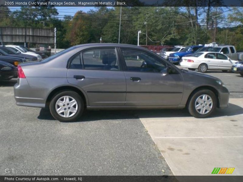Magnesium Metallic / Black 2005 Honda Civic Value Package Sedan