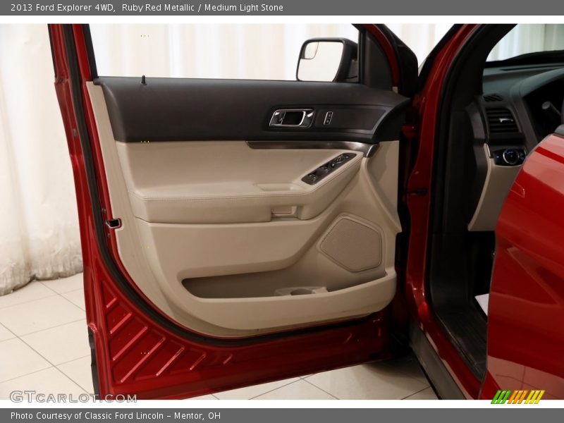Ruby Red Metallic / Medium Light Stone 2013 Ford Explorer 4WD