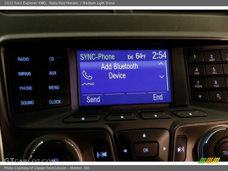 Ruby Red Metallic / Medium Light Stone 2013 Ford Explorer 4WD