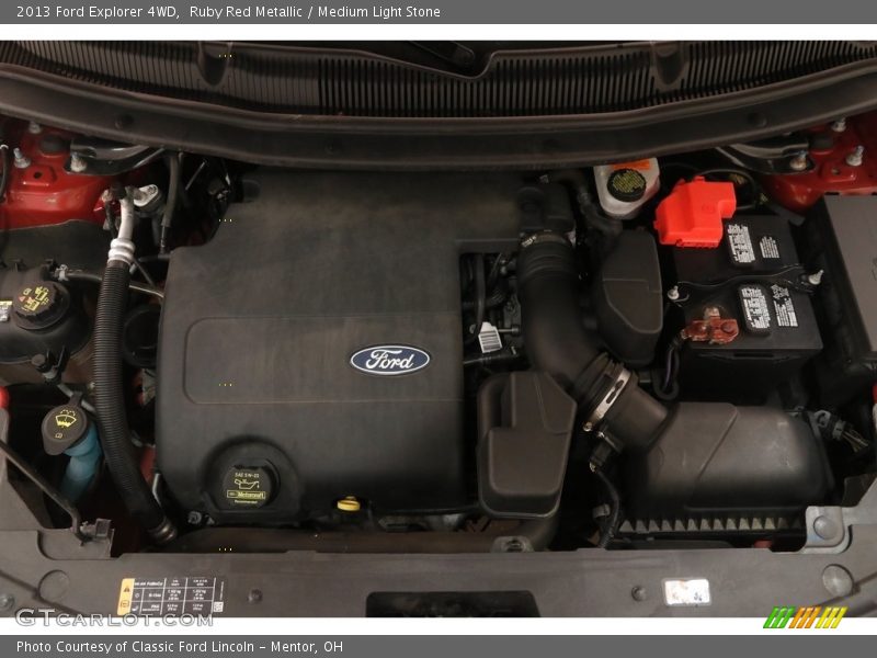 Ruby Red Metallic / Medium Light Stone 2013 Ford Explorer 4WD
