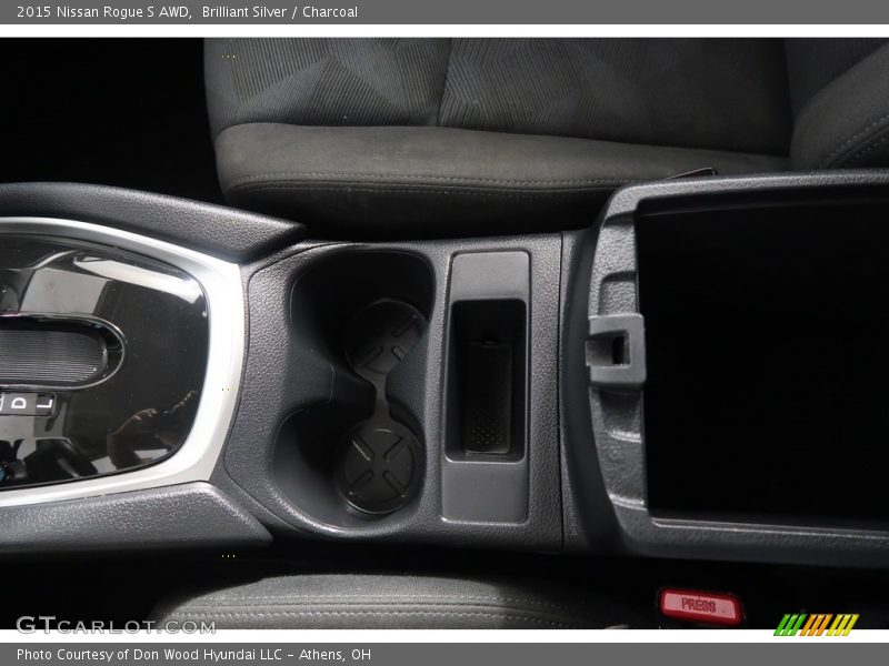 Brilliant Silver / Charcoal 2015 Nissan Rogue S AWD