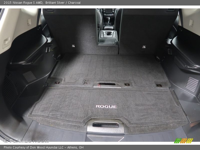 Brilliant Silver / Charcoal 2015 Nissan Rogue S AWD