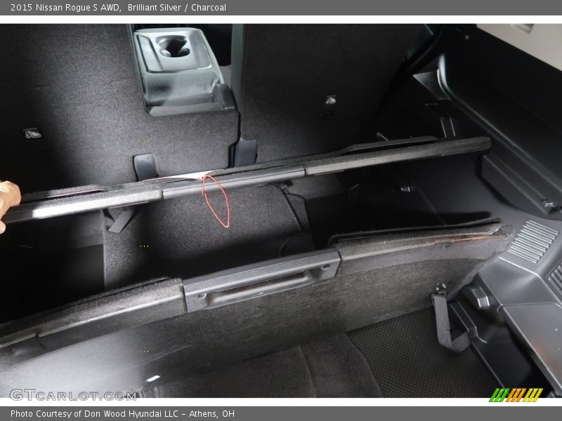 Brilliant Silver / Charcoal 2015 Nissan Rogue S AWD