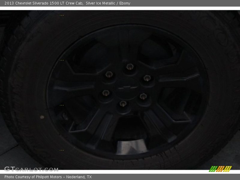 Silver Ice Metallic / Ebony 2013 Chevrolet Silverado 1500 LT Crew Cab