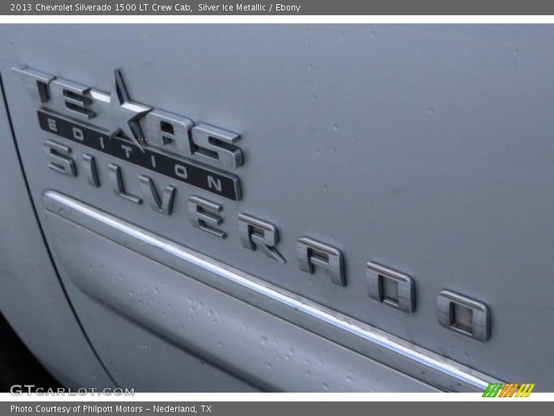 Silver Ice Metallic / Ebony 2013 Chevrolet Silverado 1500 LT Crew Cab