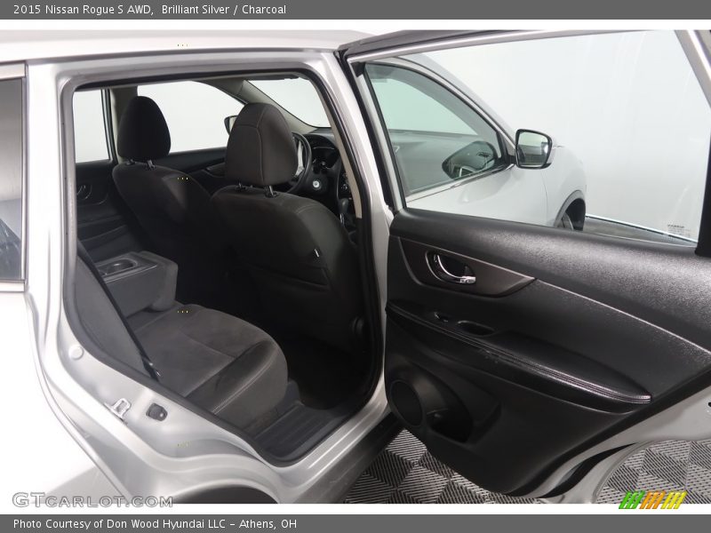 Brilliant Silver / Charcoal 2015 Nissan Rogue S AWD