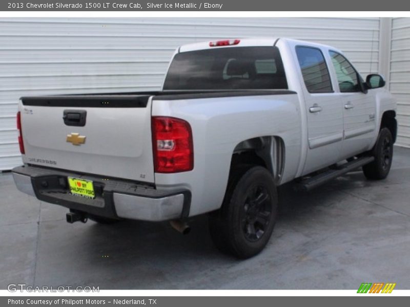 Silver Ice Metallic / Ebony 2013 Chevrolet Silverado 1500 LT Crew Cab