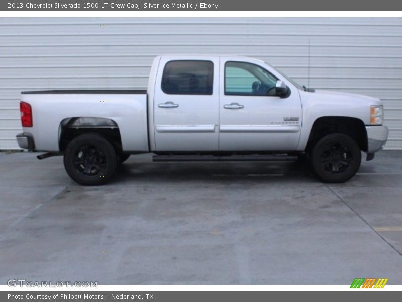Silver Ice Metallic / Ebony 2013 Chevrolet Silverado 1500 LT Crew Cab