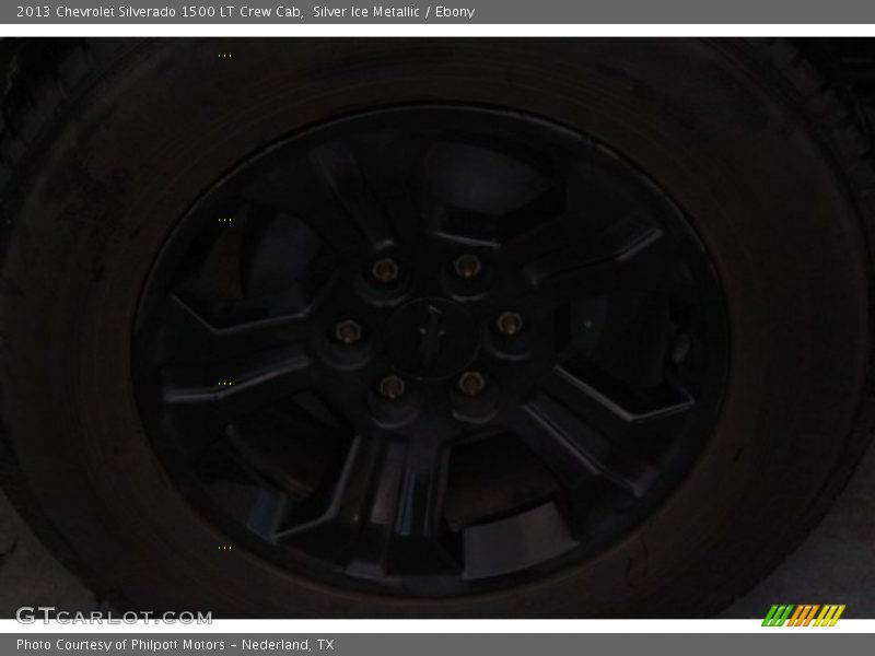 Silver Ice Metallic / Ebony 2013 Chevrolet Silverado 1500 LT Crew Cab
