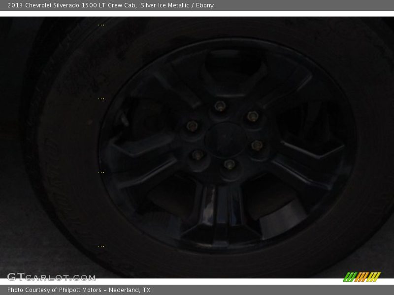 Silver Ice Metallic / Ebony 2013 Chevrolet Silverado 1500 LT Crew Cab