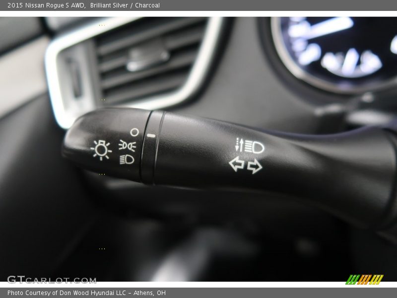 Brilliant Silver / Charcoal 2015 Nissan Rogue S AWD