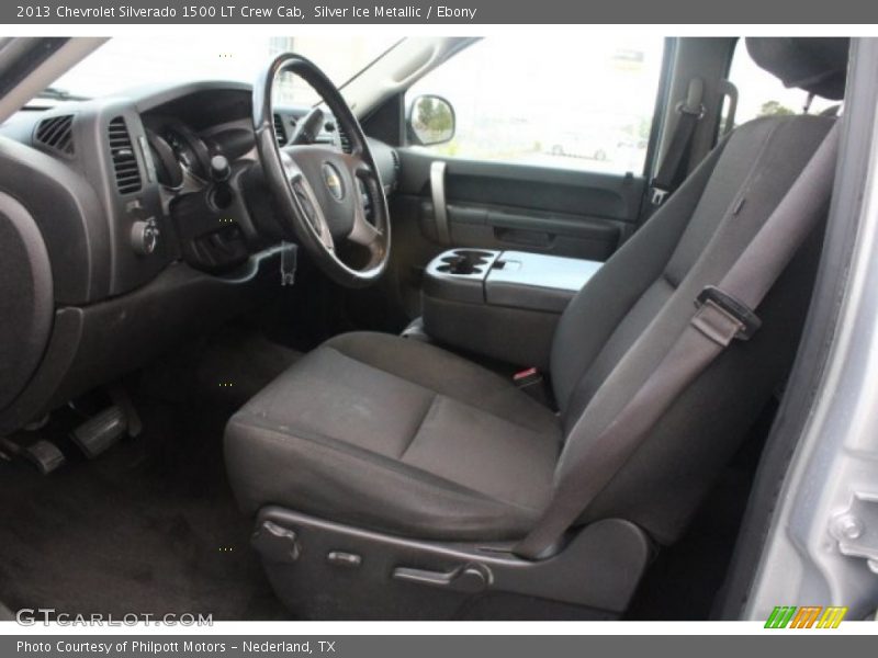 Silver Ice Metallic / Ebony 2013 Chevrolet Silverado 1500 LT Crew Cab