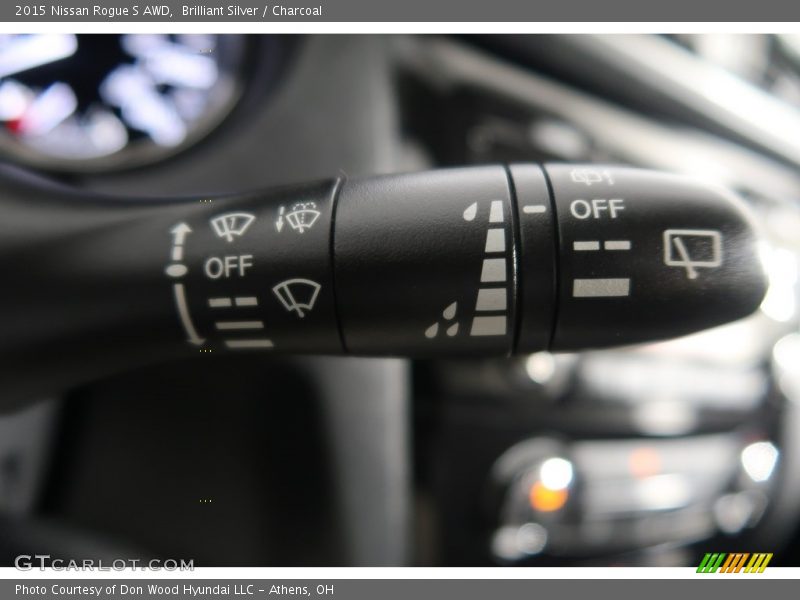 Brilliant Silver / Charcoal 2015 Nissan Rogue S AWD