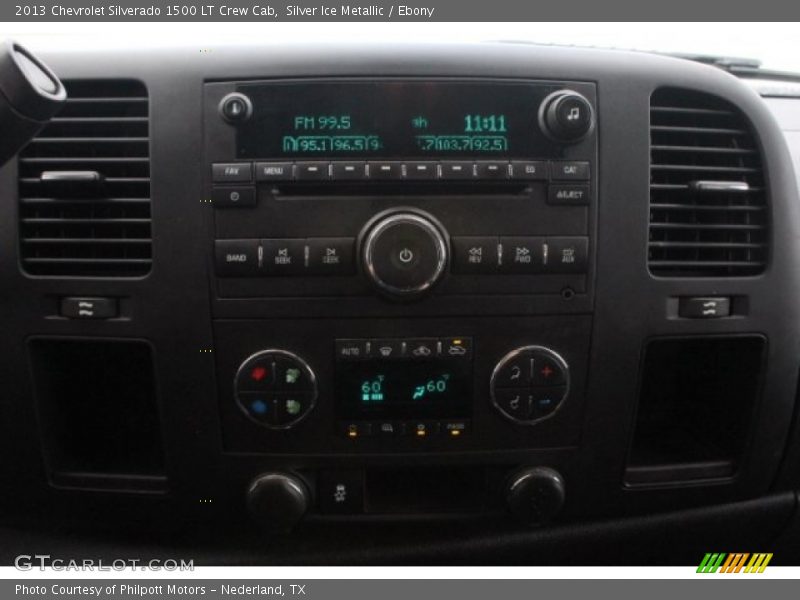 Silver Ice Metallic / Ebony 2013 Chevrolet Silverado 1500 LT Crew Cab