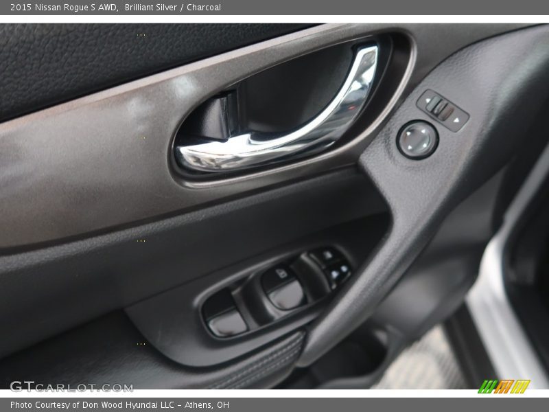 Brilliant Silver / Charcoal 2015 Nissan Rogue S AWD