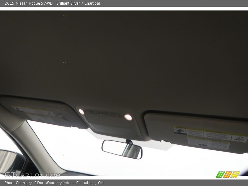 Brilliant Silver / Charcoal 2015 Nissan Rogue S AWD