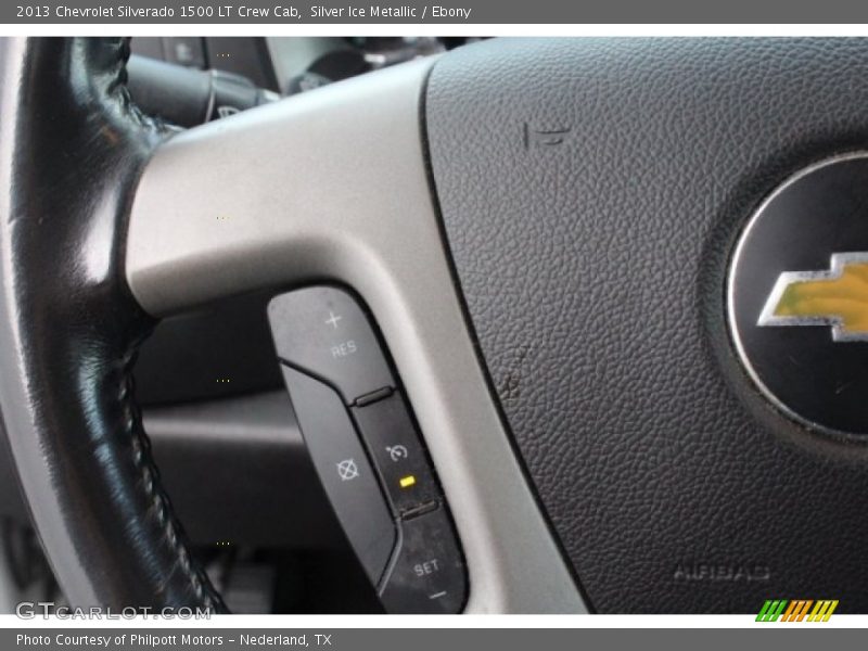 Silver Ice Metallic / Ebony 2013 Chevrolet Silverado 1500 LT Crew Cab