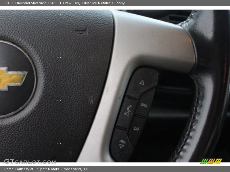 Silver Ice Metallic / Ebony 2013 Chevrolet Silverado 1500 LT Crew Cab