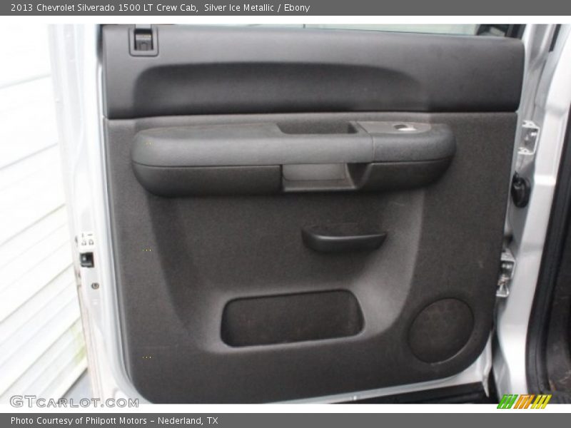 Silver Ice Metallic / Ebony 2013 Chevrolet Silverado 1500 LT Crew Cab
