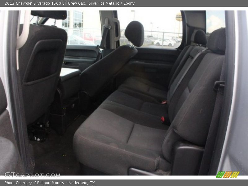 Silver Ice Metallic / Ebony 2013 Chevrolet Silverado 1500 LT Crew Cab