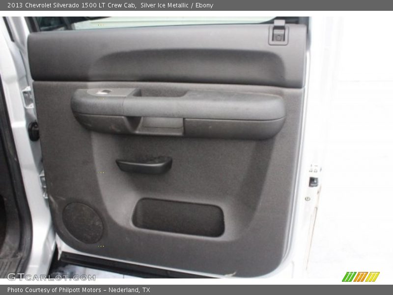 Silver Ice Metallic / Ebony 2013 Chevrolet Silverado 1500 LT Crew Cab