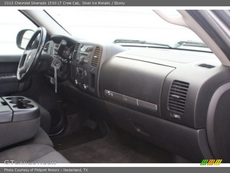 Silver Ice Metallic / Ebony 2013 Chevrolet Silverado 1500 LT Crew Cab