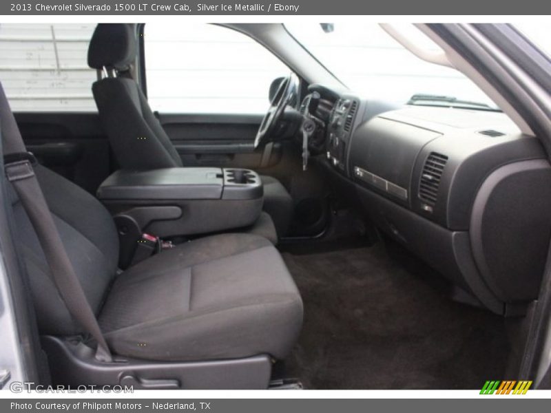 Silver Ice Metallic / Ebony 2013 Chevrolet Silverado 1500 LT Crew Cab