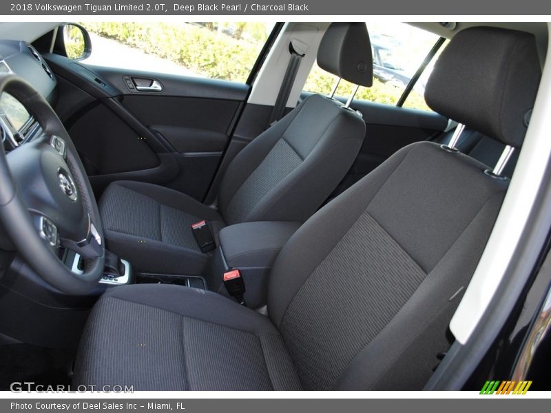 Deep Black Pearl / Charcoal Black 2018 Volkswagen Tiguan Limited 2.0T