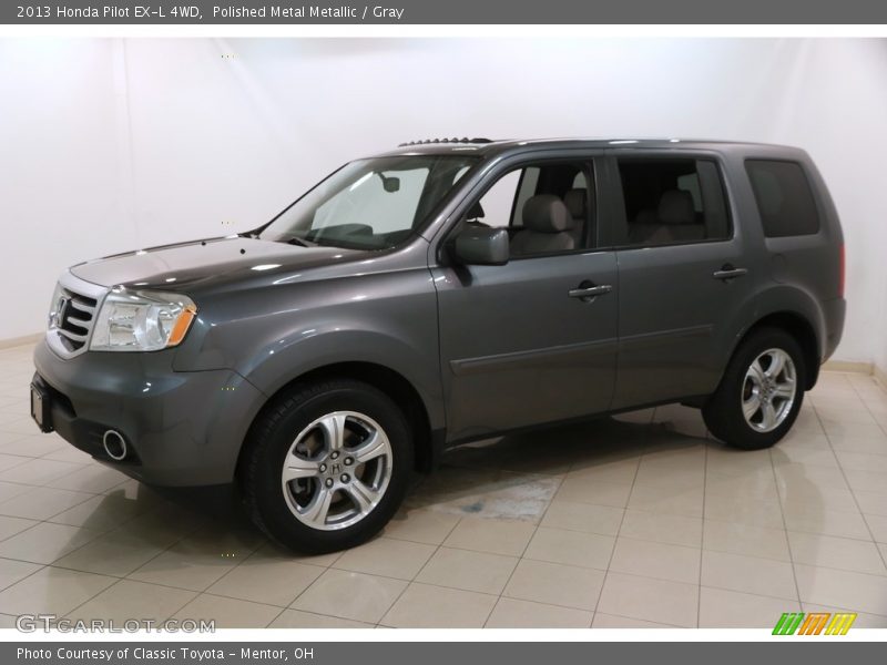 Polished Metal Metallic / Gray 2013 Honda Pilot EX-L 4WD