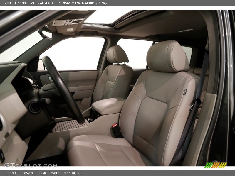 Polished Metal Metallic / Gray 2013 Honda Pilot EX-L 4WD