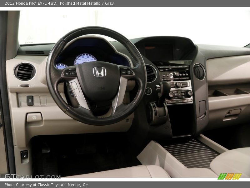 Polished Metal Metallic / Gray 2013 Honda Pilot EX-L 4WD