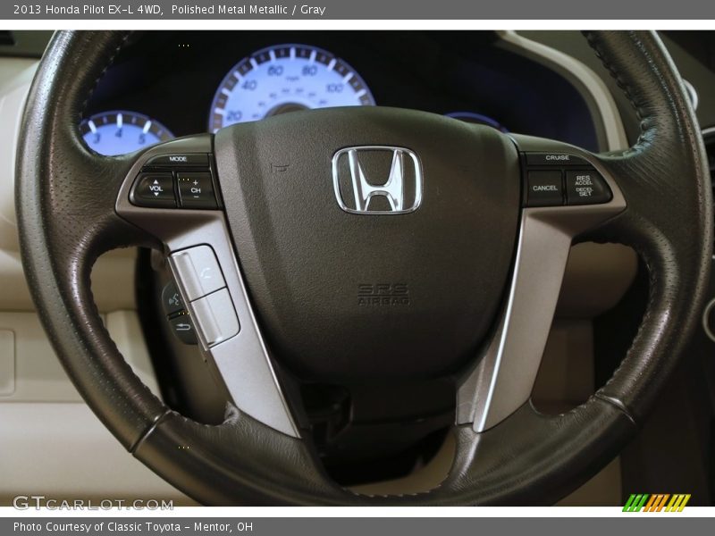 Polished Metal Metallic / Gray 2013 Honda Pilot EX-L 4WD