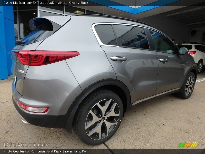 Mineral Silver / Black 2019 Kia Sportage SX Turbo AWD