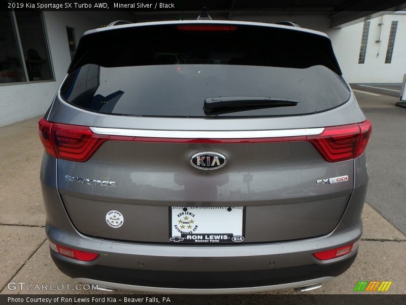 Mineral Silver / Black 2019 Kia Sportage SX Turbo AWD